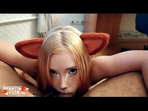 ❤️ Kitsune លេបទឹកមាត់ហើយច្របាច់ចូលមាត់នាង ❤️❌ ស្លុត នៅពួកយើង  ❌
